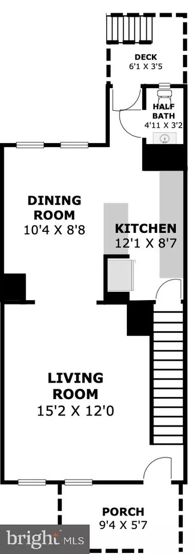 Floorplan - 1237 Hull St #1, Baltimore, MD 21230 photo 1 of 3