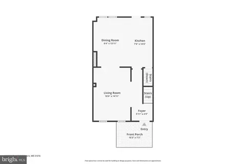 Floorplan - 4032 Fairfax Rd, Baltimore, MD 21216 photo 1 of 4