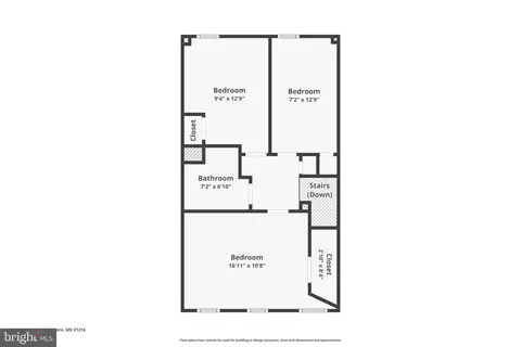 Floorplan - 4032 Fairfax Rd, Baltimore, MD 21216 photo 3 of 4