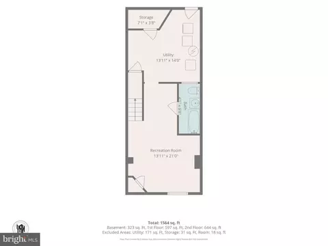 Floorplan - 830 Whitmore Ave, Baltimore, MD 21216 photo 3 of 4