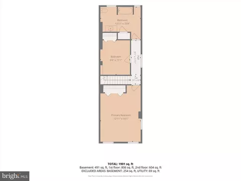 Floorplan - 2938 Miles Ave, Baltimore, MD 21211 photo 3 of 4