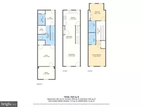 Floorplan - 627 Bartlett Ave, Baltimore, MD 21218 photo 4 of 4