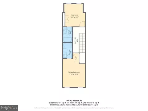 Floorplan - 627 Bartlett Ave, Baltimore, MD 21218 photo 2 of 4