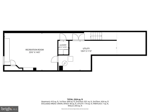 Floorplan - 832 William St, Baltimore, MD 21230 photo 1 of 5