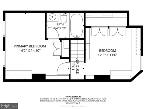 Floorplan - 832 William St, Baltimore, MD 21230 photo 4 of 5