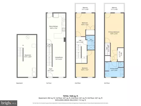 Floorplan - 1407 Olive St, Baltimore, MD 21230 photo 1 of 1