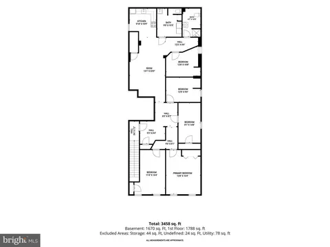 Floorplan - 3701 E Lombard St, Baltimore, MD 21224 photo 2 of 3