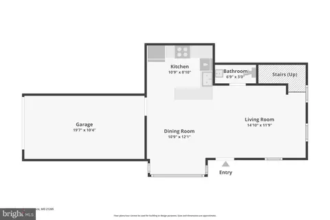 Floorplan - 1700 Eager St E, Baltimore, MD 21205 photo 1 of 3