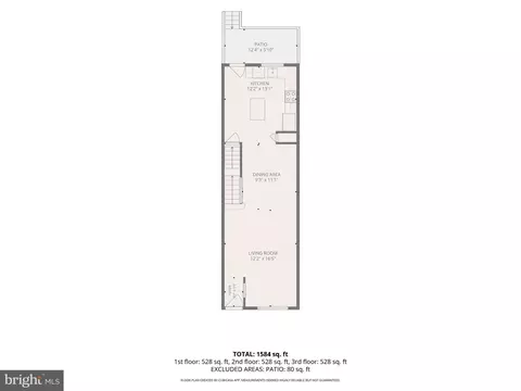 Floorplan - 138 S Clinton St, Baltimore, MD 21224 photo 3 of 4