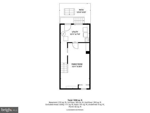 Floorplan - 6302 Brown Ave, Baltimore, MD 21224 photo 3 of 3