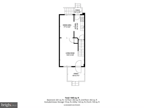 Floorplan - 6320 Brown Ave, Baltimore, MD 21224 photo 1 of 3