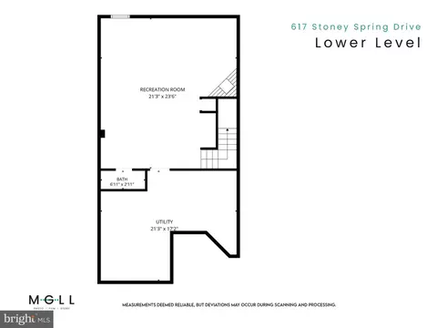 Floorplan - 617 Stoney Spg, Baltimore, MD 21210 photo 3 of 3