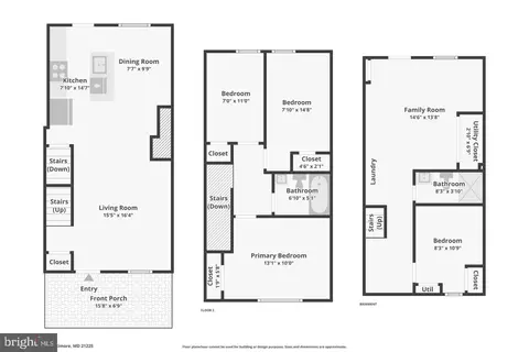 Floorplan - 628 Roundview Rd, Baltimore, MD 21225 photo 2 of 2