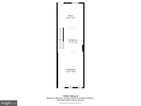 Floorplan - 1820 N Collington Ave, Baltimore, MD 21213 photo 3 of 4