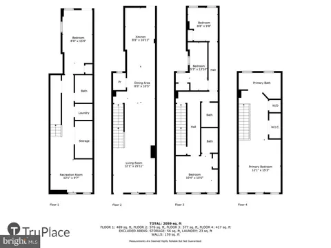 Floorplan - 2611 E Preston St, Baltimore, MD 21213 photo 1 of 5