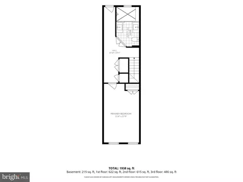 Floorplan - 3409 Dillon St, Baltimore, MD 21224 photo 2 of 4