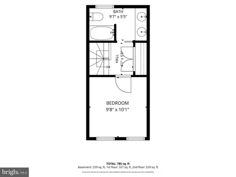 Floorplan - 666 Melvin Dr, Baltimore, MD 21230 photo 3 of 4