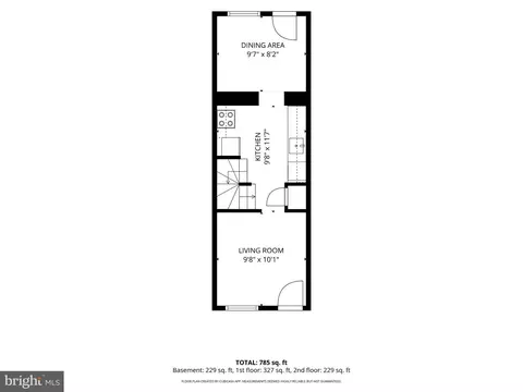 Floorplan - 666 Melvin Dr, Baltimore, MD 21230 photo 2 of 4