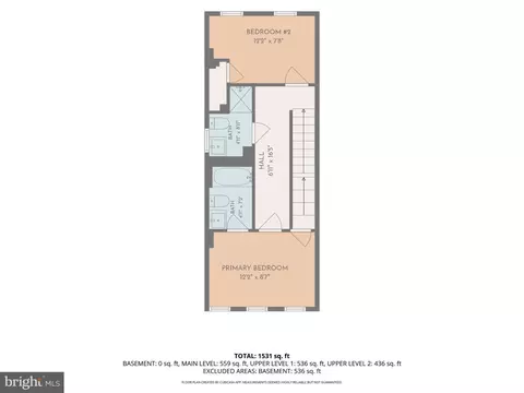 Floorplan - 1007 Bennett Pl, Baltimore, MD 21223 photo 3 of 5