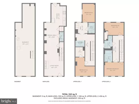 Floorplan - 1007 Bennett Pl, Baltimore, MD 21223 photo 5 of 5