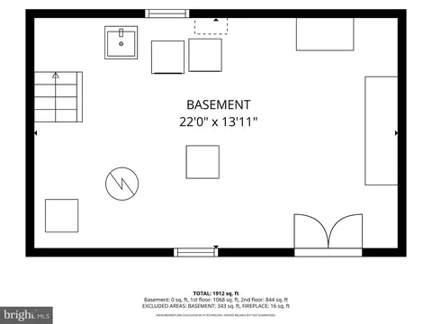 Floorplan - 3711 Clipper Rd, Baltimore, MD 21211 photo 2 of 4