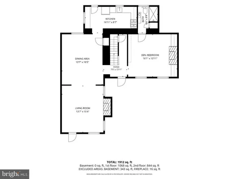 Floorplan - 3711 Clipper Rd, Baltimore, MD 21211 photo 3 of 4