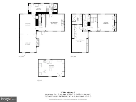 Floorplan - 3711 Clipper Rd, Baltimore, MD 21211 photo 1 of 4