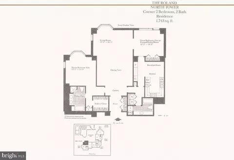 Floorplan - 10 E Lee St #2608, Baltimore, MD 21202 photo 1 of 1