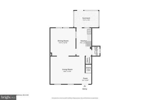 Floorplan - 4107 Old Frederick Rd, Baltimore, MD 21229 photo 2 of 3