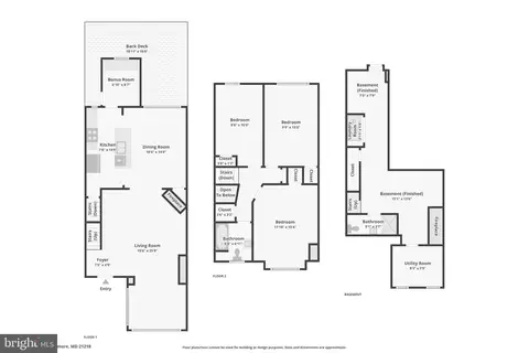 Floorplan - 3620 Rexmere Rd, Baltimore, MD 21218 photo 3 of 3