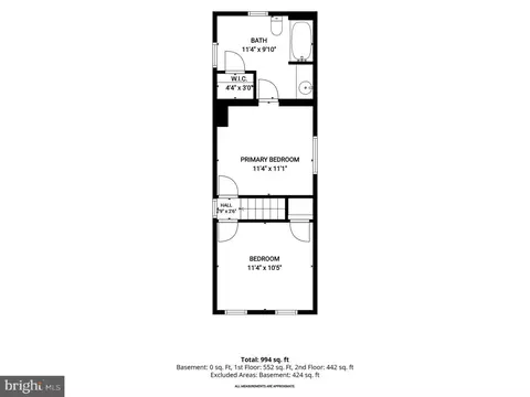 Floorplan - 1620 Marshall St, Baltimore, MD 21230 photo 2 of 3