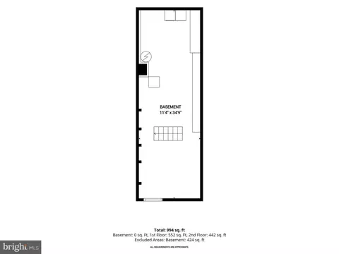 Floorplan - 1620 Marshall St, Baltimore, MD 21230 photo 3 of 3