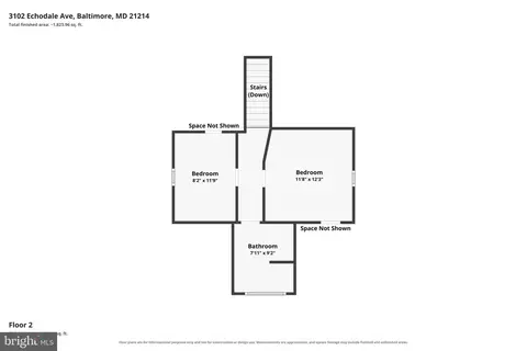 Floorplan - 3102 Echodale Ave, Baltimore, MD 21214 photo 4 of 4