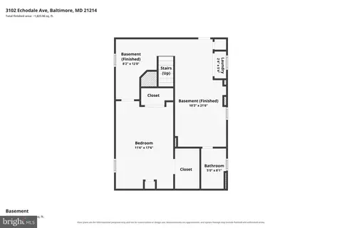 Floorplan - 3102 Echodale Ave, Baltimore, MD 21214 photo 3 of 4