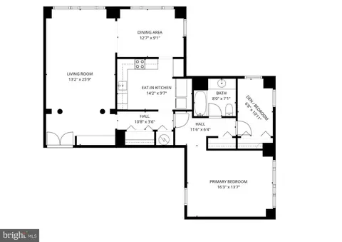 Floorplan - 10 E Lee St #804, Baltimore, MD 21202 photo 1 of 1