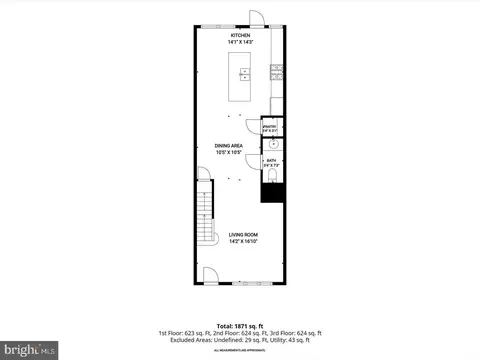 Floorplan - 719 Oldham St, Baltimore, MD 21224 photo 1 of 4
