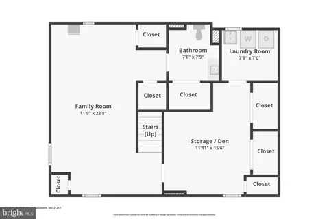 Floorplan - 5415 Springlake Way, Baltimore, MD 21212 photo 4 of 5