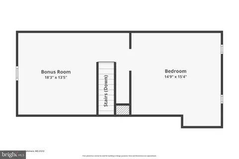 Floorplan - 5415 Springlake Way, Baltimore, MD 21212 photo 3 of 5