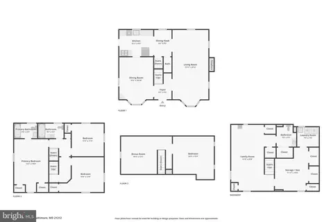 Floorplan - 5415 Springlake Way, Baltimore, MD 21212 photo 5 of 5