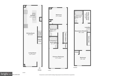 Floorplan - 147 N Streeper St, Baltimore, MD 21224 photo 3 of 3