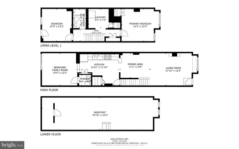 Floorplan - 1702 Jackson St, Baltimore, MD 21230 photo 1 of 1