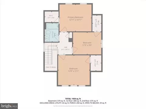 Floorplan - 609 Hollen Rd, Baltimore, MD 21212 photo 2 of 4