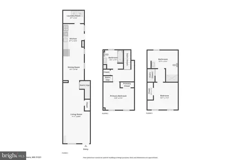 Floorplan - 308 S Regester St S, Baltimore, MD 21231 photo 1 of 1