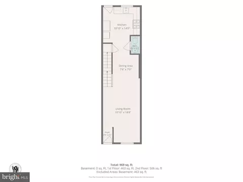 Floorplan - 914 N Milton Ave, Baltimore, MD 21205 photo 2 of 4