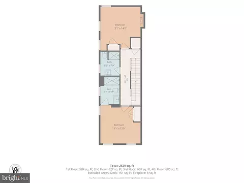 Floorplan - 2013 Barclay St, Baltimore, MD 21218 photo 3 of 5
