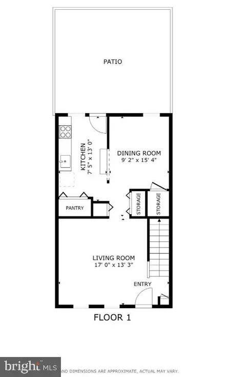 Floorplan - 1021 N Central Ave, Baltimore, MD 21202 photo 3 of 3