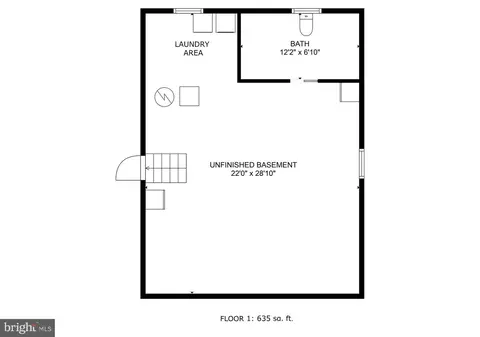 Floorplan - 2446 Lodge Farm Rd, Sparrows Point, MD 21219 photo 4 of 5