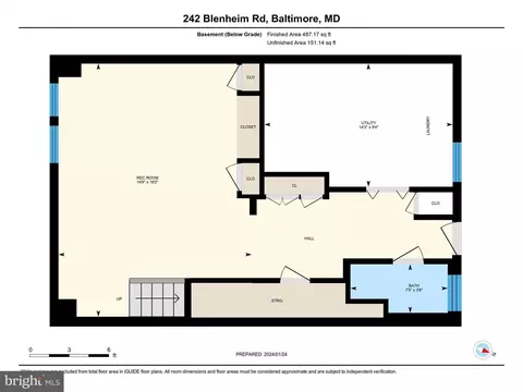 Floorplan - 242 Blenheim Rd, Baltimore, MD 21212 photo 3 of 3