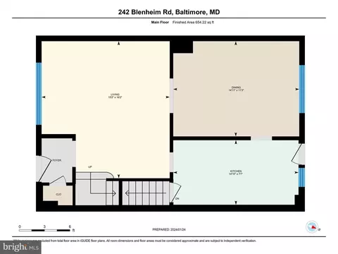 Floorplan - 242 Blenheim Rd, Baltimore, MD 21212 photo 1 of 3