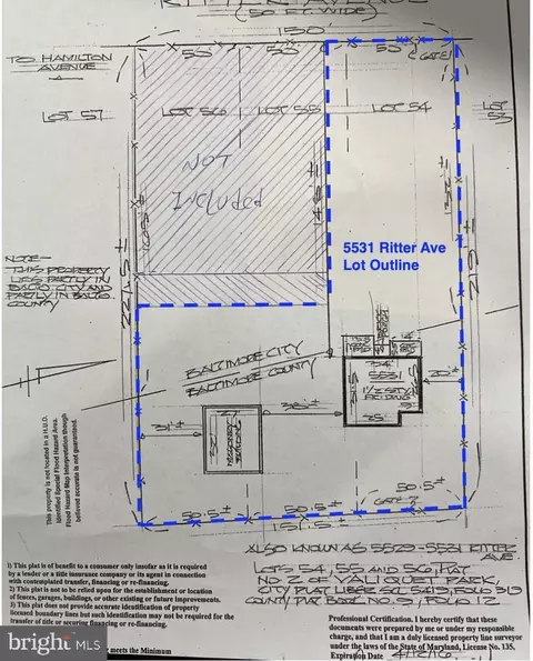 Floorplan - 5531 Ritter Ave, Baltimore, MD 21206 photo 4 of 4